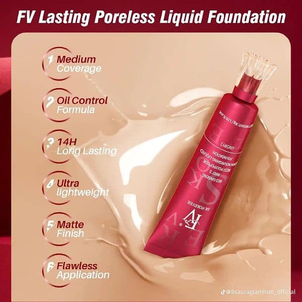 Original Fv Liquid foundation/beauty product/for face clean 1