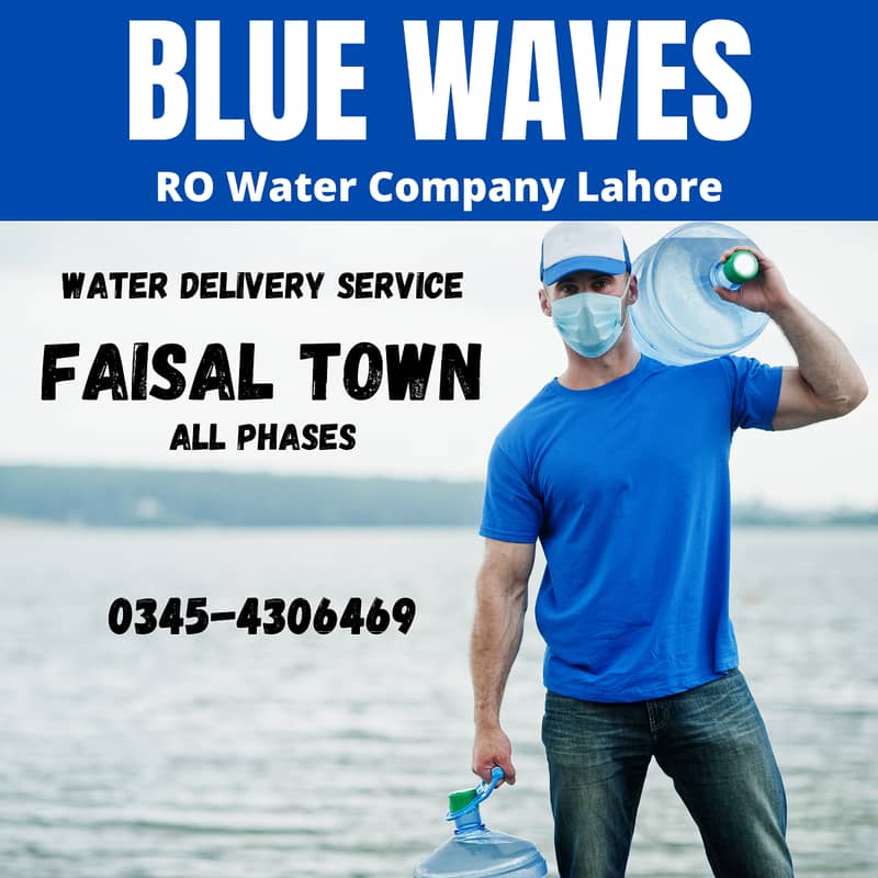 Mineral water delivery service in Johar Town, Faisal town all phases 9