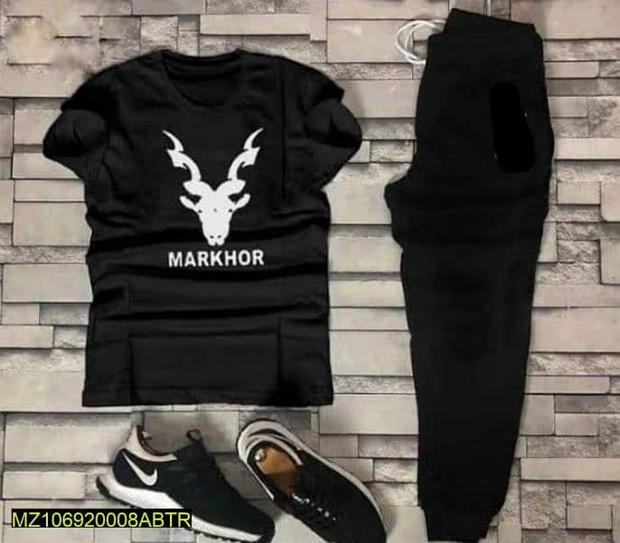 2 Pcs Polyester Printed Track Suit 1