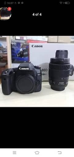 DSLR Canon 80D Camera