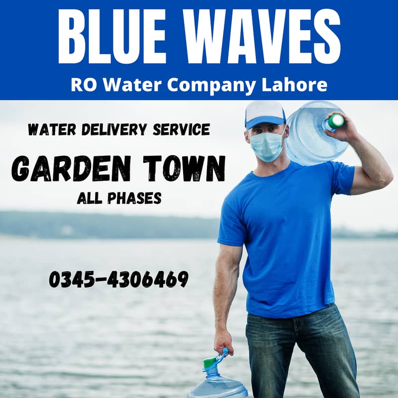 mineral water delivery serive in all phases Model Town & Garden Town 1