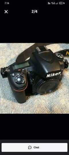 DSLR Nikon 750D camera 10 by 10