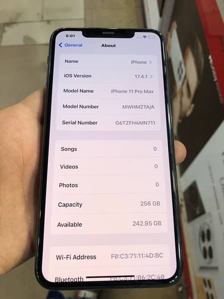 Iphone 11 pro max 256gb brand new phone dual physical sim waterpack 2
