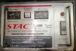 Stac stabilizer 5000 watts in original condition