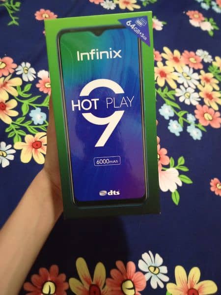Infinix Hot 9 Play 3/64 with box for Sale Urgent 2