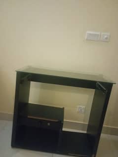 office glass table