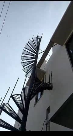 Brand New stair Double story spiral  // iron Round stair 0