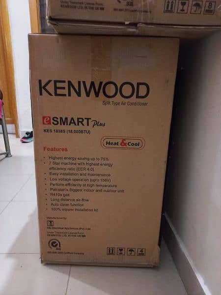 Brand New 1.5 Ton Split AC Kenwood 0