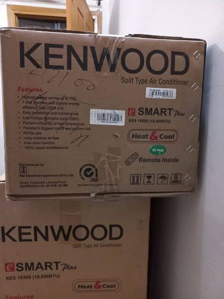 Brand New 1.5 Ton Split AC Kenwood 1