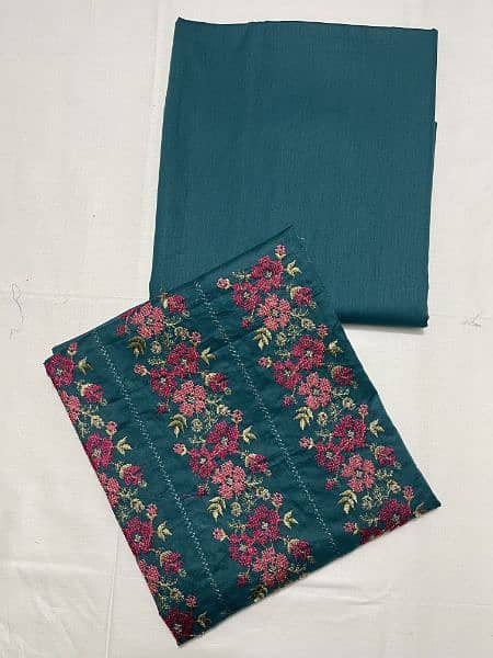 embroided lawn 2pc 13