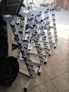 Dumbbell stand A shape | Commercial Gym Accessories