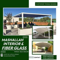 fiber shades / fiberglass shades / fiber glass shade / parking shade