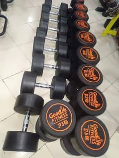 Olympic Plates |Rubber Coated Dumbbell | Gym Accessories