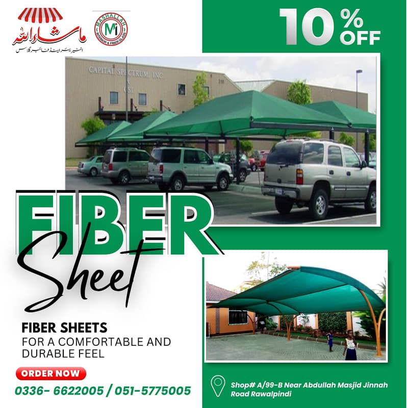 fiber shades / fiberglass shades / fiber glass shade / parking shade 0