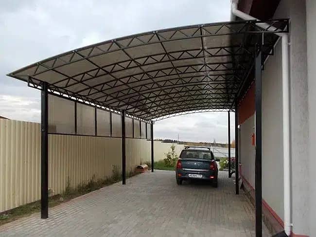 fiber shades / fiberglass shades / fiber glass shade / parking shade 1