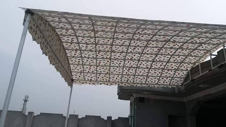 fiber shades / fiberglass shades / fiber glass shade / parking shade 9