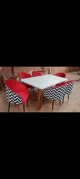 Dining table 6 chairs/dining 8