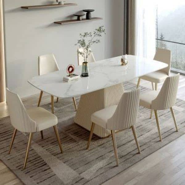 Dining table 6 chairs/dining 15