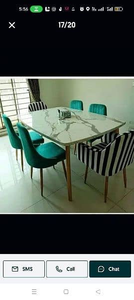 dining table/wooden dining table/dining for sale/6 seater /six seater 16