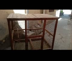 wooden cage best for birds colony