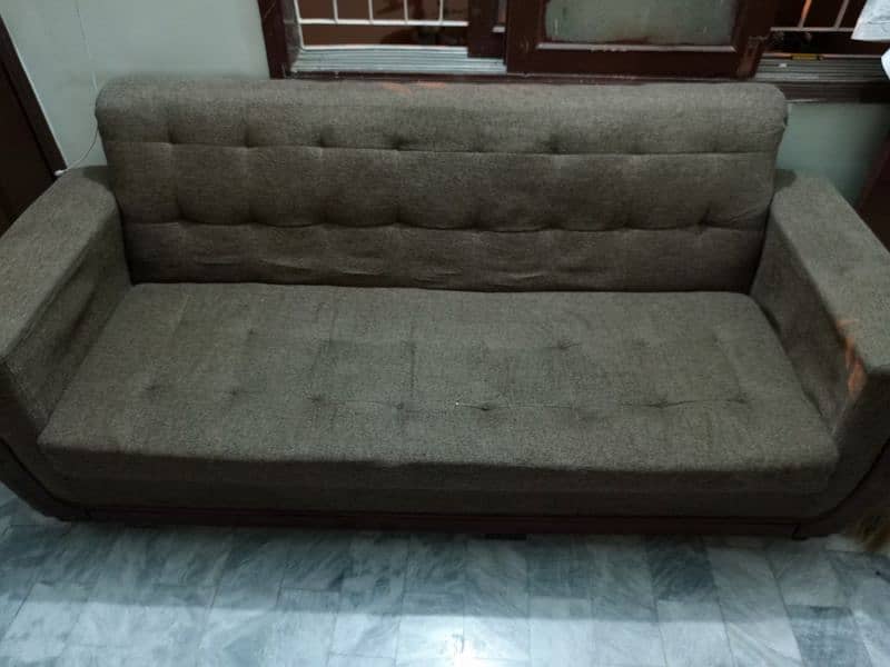 7 Seater sofa set with table condition is like new available for sale 0