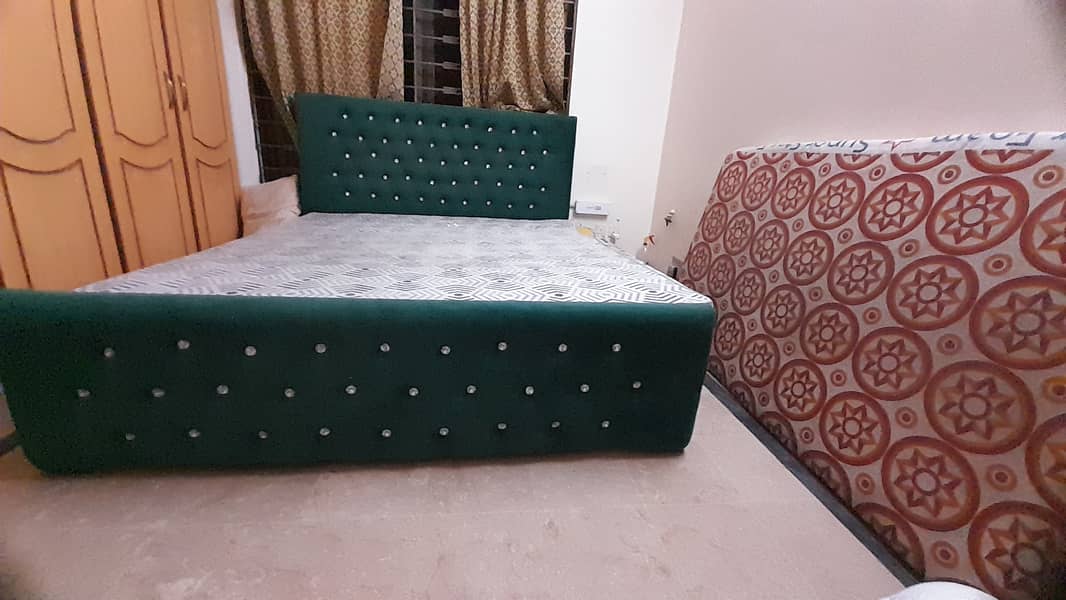 Wellwat bed for sale with mattress in G-14/4 islamabad 5