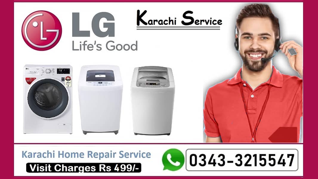 Expert LG Automatic Washing Machine Home-Repair - Quick & Reliable! 0