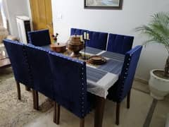 Elegant 7-Chair Dining Table Set for Sale