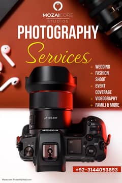 Professional Photography Services/Videography/Product Shoot/BrandShoot