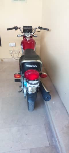 Honda CG 125, Model 2022, Red Colour Islamabad Registered