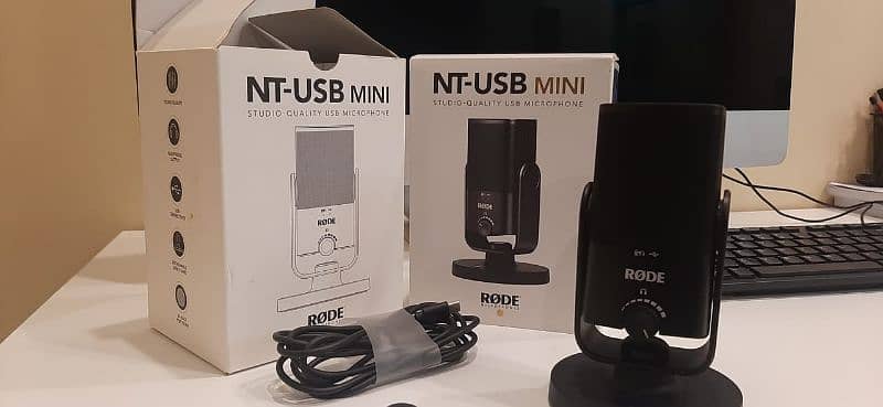 Rode Nt Usb Mini Mic With Complete Accesories And Warranty 1