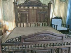 Wodden bed set for sale