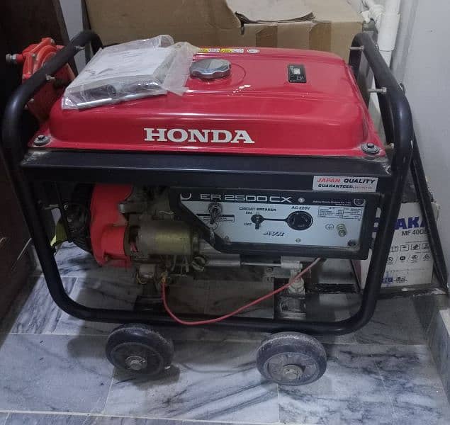 Honda generator ER2500CX 3