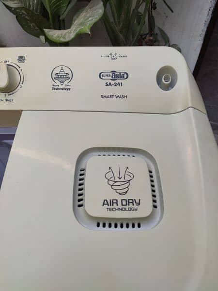 Twin Tub Super Asia (SA-241) Washing Machine Fresh Condition 5