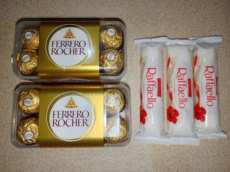 Ferrero Rocher Chocolate and Raffaello 1