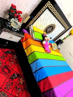 With mattress Double Bed Set whats ap number O3234215O57