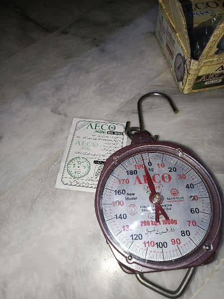 AECO weight scale  (kaanta) 1