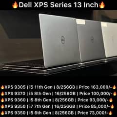 Dell XPS 13 Inch XPS 9305 XPS 9370 XPS 9360  XPS 9350 XPS 9350