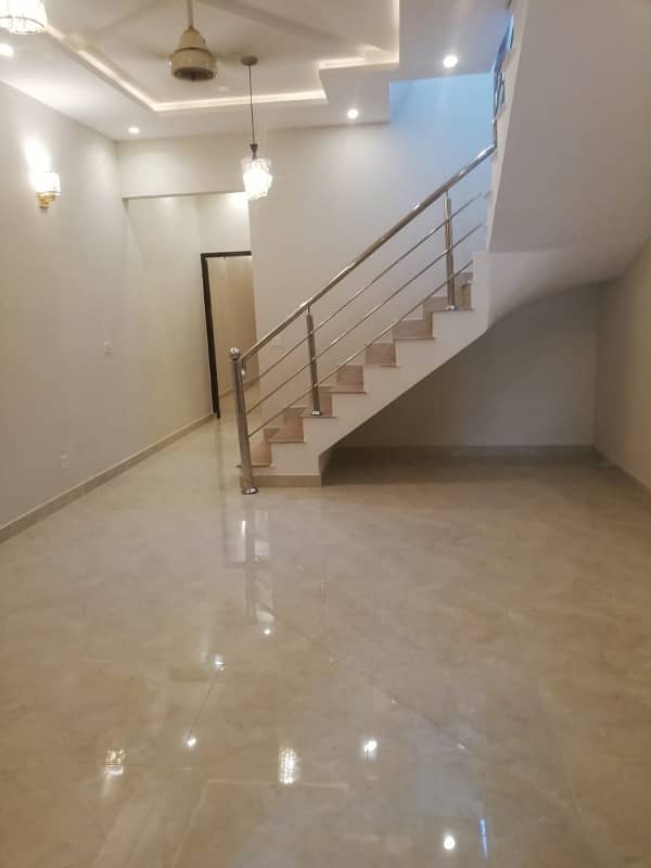 4.25 marla Slightly 1 year use modern design most luxurious bungalow for sale in Nayab sector new airport road lhr 5