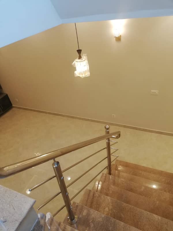 4.25 marla Slightly 1 year use modern design most luxurious bungalow for sale in Nayab sector new airport road lhr 10