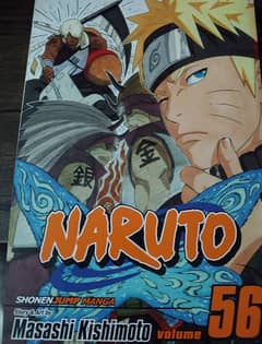 Naruto Volume 56 Manga book Anime almost new. (war arc)