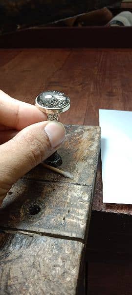 moeye Najaf stone silver ring 4