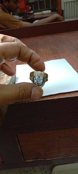 moeye Najaf stone silver ring 5