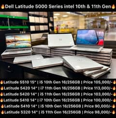 Dell Latitude 5420 5320 5410 5500 5400 5300 price in Pakistan