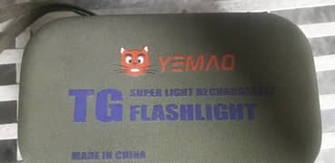 Yemao Rechargeable Flashlight (high beam and long range)