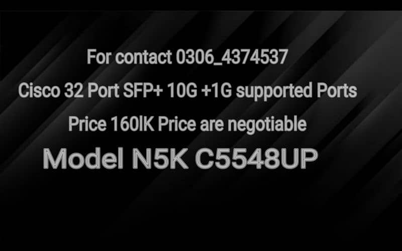 Cisco 32 Port 10G switch N5K C5548UP 1