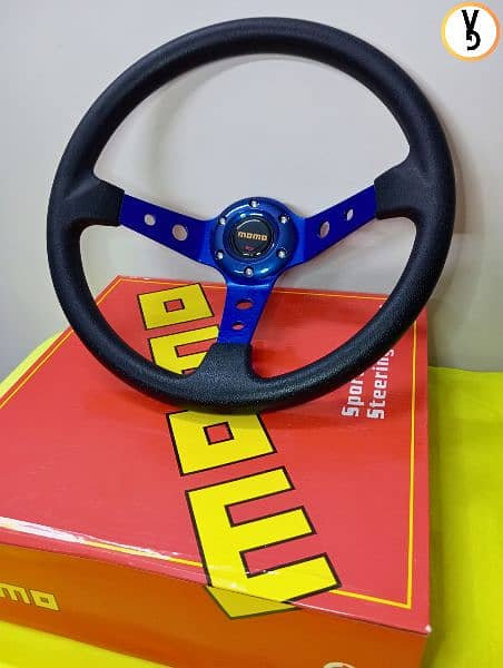 MOMO DEEP DISH STEERING WHEEL IS AVAILABLE FOR SALE AT VOGUEGARAGEPK 2