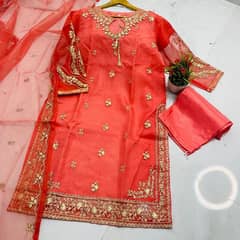 stitched embroidery suits