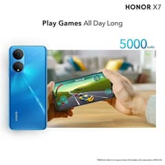 4gb 128gb Honor x7 Pta Official Approved with box and cable(only sale) 0