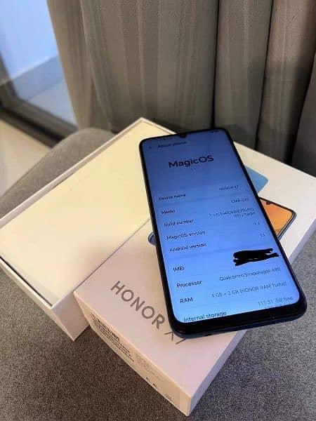 4gb 128gb Honor x7 Pta Official Approved with box and cable(only sale) 4